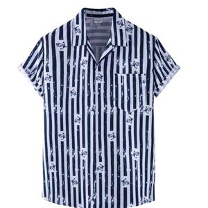 Camisa Hawaiana Informal y Moderna de Manga Corta para Hombre, Camisa de Algodón con Estampado de Frutas - Product Image 2