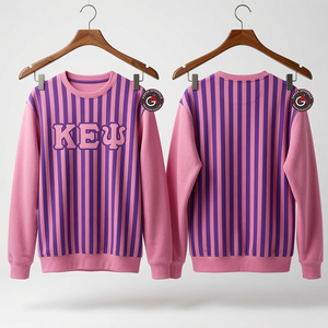 เสื้อสเวตเตอร์ผ้าฝ้าย/โพลีเอสเตอร์/ โพลีเอสเตอร์ Kapa Epsilon PSI สำหรับผู้ชายปักแขนยาว - Product Image 6
