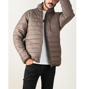 Stand Collar High Quality <b>Cheap</b> Price Winter Men's Clothing <b>Jackets</b> OEM Service Stand Collar Polyester Solid Color <b>Puffer</b> <b>Jacket</b> - Product Image 2