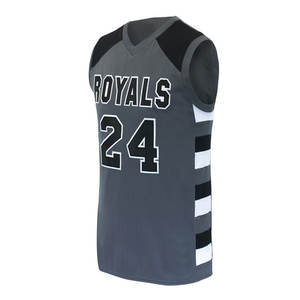 Nouveau design de maillot et de short de basket-ball / Uniformes de basket-ball réversibles sublimés personnalisés pour hommes - Product Image 3