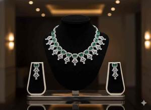 Ensemble collier et boucles d'oreilles en laiton style bohème pour femme, idéal pour les festivals et soirées, disponible à la vente directe d'usine. - Product Image 4