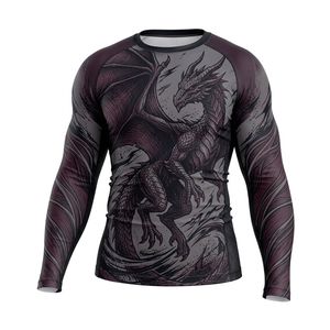 Rashguard à manches longues personnalisé 180 GSM pour les marques de fitness et les détaillants d'articles de sport – Marque privée USA - Product Image 3