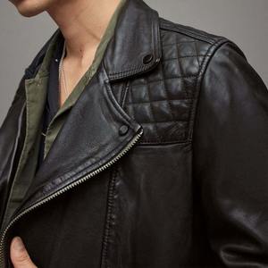 Chaqueta Bomber de Lona y Cuero para Hombre, Cuello Alto, Logotipo Frontal, Impermeable, Transpirable, Moderna, Informal, para Citas, Ropa Urbana - Product Image 5