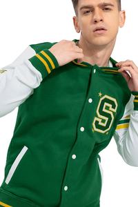 Chaqueta Universitaria ODM, Chaqueta Universitaria Personalizada con Parche de Chenilla Bordado, Fabricantes y Proveedores de Chaquetas Universitarias de Béisbol, Chaqueta Universitaria para Hombre - Product Image 3