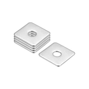 Rondelle carrée plate en acier robuste pour machines de construction et applications structurelles - Product Image 1