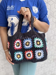 Hot Sale Summer Beach Straw Bags Bohemian Crochet Multi Color Handmade Women Shoulder Bag Sea Grass <b>Square</b> Bag - Product Image 4