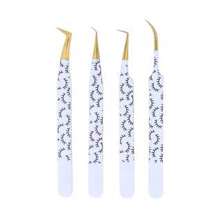 Pinzas de Acero Inoxidable SEVMEK INSTRUMENTS SI-ET-0100 para Cejas, con Logotipo Personalizado, Agarre de Diamante, 10 mm de Longitud, Punta Lisa - Product Image 3