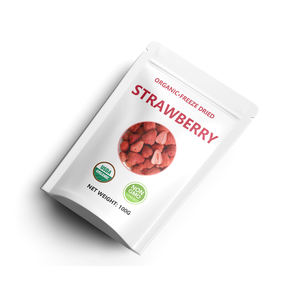 Melhor morango orgânico liofilizado frutas sem açúcar adicionado liofilizado morango para indústria de alimentos - Product Image 2