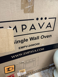 E-m-p-a-v-a 24 pulgadas 2.3 cu. Generador de Gas Natural F-t S-i-n-g-l-e N-a-t-u-r-a-l G-a-s O-v-e-n E-M-P-V-24Wo08 N-E-W - Product Image 2