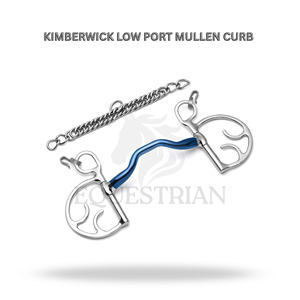 บิตม้าแบบ Kimberwick Low Port Mullen Curb อุปกรณ์ขี่ม้า - Product Image 2