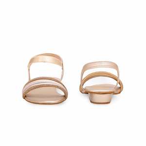 Sandales dorées à talon FN5797 Design élégant et fantaisie - Product Image 2