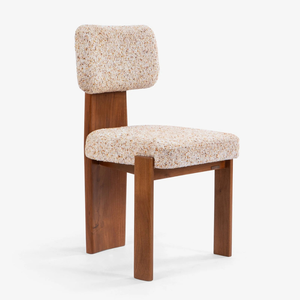 Modern Midcentury Oval <b>Dining</b> <b>Table</b> Set <b>with</b> Solid Back <b>Chairs</b> 6 Piece Wood Home Furniture - Product Image 2