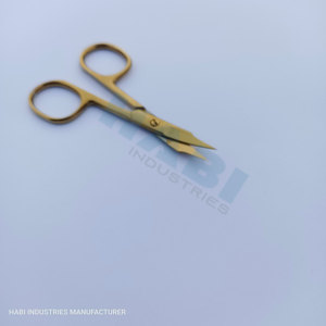 Professional Essential Cut <b>Cuticle</b> Scisors Manufaturer Plasma Gold Color Maniure <b>Cuticle</b> <b>Scissor</b> Suppliers Sharp Blade Beauty - Product Image 4