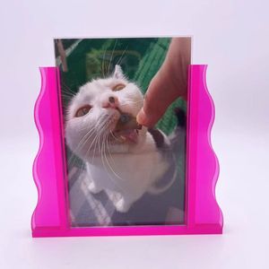 Acrylic u-hình dạng ưa thích lượn sóng đứng khung hình cho phòng khách trang trí - Product Image 1