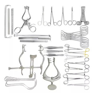 Ensemble d'instruments chirurgicaux pour laparotomie pédiatrique, 51 pièces, acier inoxydable, manuel, réutilisable, haute qualité, usage médical, haute température - Product Image 1