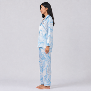Premium Women's Pajama <b>Set</b> Soft Cotton Breathable Comfortable <b>Two</b> <b>Piece</b> Sleepwear Nightwear <b>Lounge</b> Home wear <b>Set</b> for Women - Product Image 2