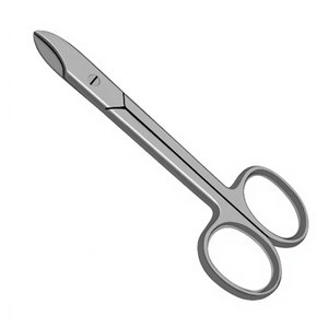 Tijeras para Coronas Dentales de 4.5 Pulgadas, Rectas, Instrumentos Quirúrgicos Dentales, Acero Inoxidable de Grado Alemán, Tijeras de Precisión para Cortar Coronas - Product Image 2