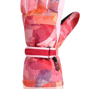 Gants de ski et de snowboard d'hiver, imperméables, coupe-vent, isolés thermiquement, compatibles avec les écrans tactiles, sangle de poignet réglable - Product Image 3