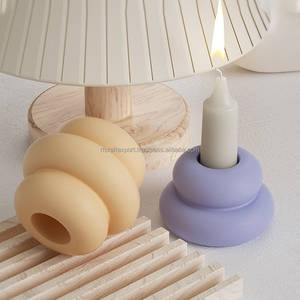 Bougeoirs en résine modernes de luxe bougeoirs en forme de citrouille Bougeoirs artistiques Bougeoirs en résine élégants - Product Image 6