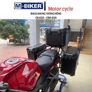 NUEVO Portaequipajes Trasero M-Biker con Asa para CB650/CBR650 (2019-2021), Bolsa Trasera de Aluminio, 9 kg, 82x31x18 cm - Product Image 6