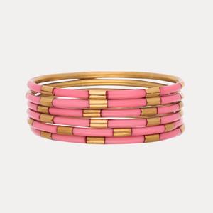 Handforge Global Impex - Brazaletes de Latón con Baño de Oro y Resina Hechos a Mano, Modernos, para Mujer, Joyería de Boda de Alta Calidad, Certificado IGI - Product Image 2