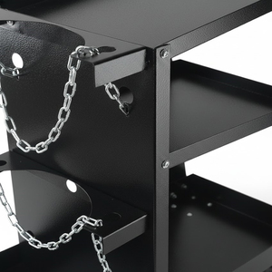 Factory Supply 3 Tier Welder Cart With Gas Cylinder Holder, <b>Tool</b> <b>Storage</b>, Welding Machine Platform And Heavy Duty Casters GAR050 - Product Image 3