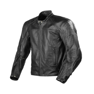 Mens Genuine Leather Motorbike Jacket OEM Supplier Custom Logo Motorcycle Riding Gear Protective Outerwear Custom Made - Product Image 5