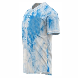 Maillot de baseball respirant sublimé, tissu anti-humidité, uniforme d'équipe personnalisé, résistant à la décoloration, chemise imprimée numériquement - Product Image 3