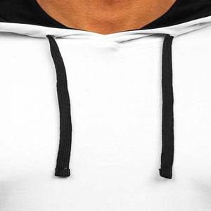 Camiseta con Capucha de Manga Corta para Hombre, de Alto Rendimiento, Poliéster/Algodón, con Logotipo Personalizado Bordado, Transpirable, Teñido Liso, para Otoño - Product Image 4