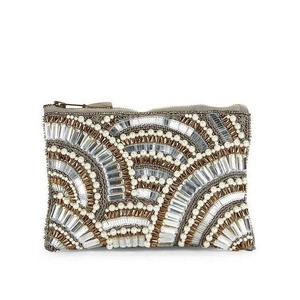 Indian Traditional Luxury Handbag Multicolor <b>Crystal</b> Glass <b>Beaded</b> Durable Artisan Craft Premium Baguette Fashion Accessories - Product Image 1
