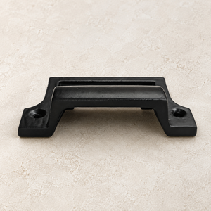 SHUBHAM Tirador de cajón de hierro negro, herraje para gabinete, soporte para etiquetas, estilo tradicional, fácil instalación - Product Image 5