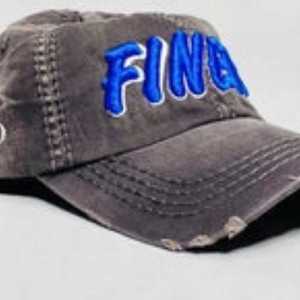 หมวกแก๊ปยีนส์สีเทา Zeta Phi Beta แต่งลายปักสีน้ำเงิน หมวกเบสบอลสำหรับชมรมนักศึกษา สายปรับได้ สไตล์ลำลองสำหรับผู้หญิง - Product Image 4