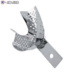 Plateau d'empreinte dentaire de qualité supérieure avec bordure M Perf. (Inférieur, D) Acier inoxydable réutilisable autoclavable orthodontique - Product Image 4