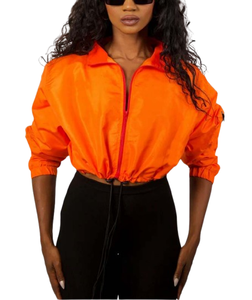 Veste coupe-vent en nylon courte pour femme – Vente en gros, mode décontractée, imperméable, été – Fournisseur personnalisé - Product Image 3