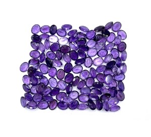 Natural African Amethyst Oval Cut Shape Loose Gemstone Sizes 5-14 MM , Purple Semi-Precious Stone for Jewelry Making - Product Image 4