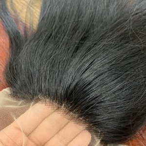 ผมแท้เวียดนามคุณภาพสูง หนังศีรษะเรียงตัวสวยงาม แบบไหมทอ ปิดผมด้านบน ขนาด 6x6 นิ้ว สีดำธรรมชาติ - Product Image 3