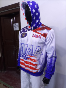 Sweat-shirt d'entraînement sportif personnalisé avec impression intégrale pour équipe de MMA et BJJ - Product Image 2