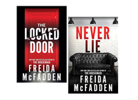 Ensemble de romans d'thriller pour adultes de Freida McFadden, imprimé par sublimation, couverture souple, « Locked Door Never Lie », 13x19cm, 120 feuilles |