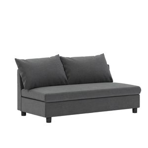 Modulo stile minimalista ciniglia Loveseat per divano componibile 2 colori per mobili soggiorno - Product Image 1