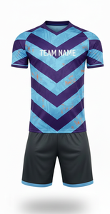 Proveedor Directo de Fábrica, Uniforme de Fútbol 100% Poliéster, Antibacterial, Transpirable, de Secado Rápido, Ropa Deportiva para Equipos, Venta al Por Mayor, Personalizado - Product Image 2