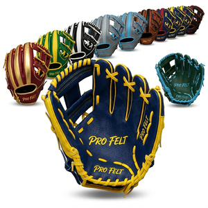 Guante de Béisbol Cómodo para Hombre, Mujer y Jóvenes, para Todas las Temporadas, OEM ODM, de Cuero Suave, para Lanzar con la Mano Derecha, Duradero, Personalizado - Product Image 1