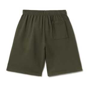 <b>Men</b> Solid Color Cotton Bermuda <b>Shorts</b> Drawstring Waist Casual Loose Fit Breathable Knitted <b>Shorts</b> Mid Rise <b>Green</b> - Product Image 2