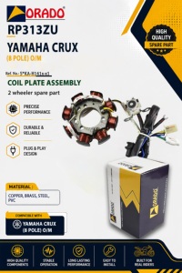 yamaha crux 8 pole old model stator coil plate assembly export quality for two wheeler spare parts india orado - Product Image 4