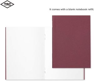 Made in Japan Travelers Notebook Passport Size Genuine <b>Leather</b> Refillable Journal Retro Travel Diary Pocket 60 Sheets Gift - Product Image 6