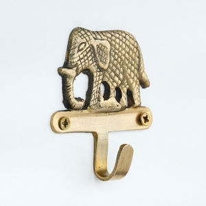 Wholesale Handmade Golden Leopard <b>Wall</b> Hook Design Vintage Metal Animal Decorative Hook For Keys And Small Item - Product Image 1