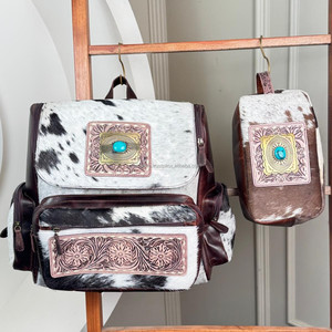 Fabbrica diretta produttore di articoli <span class=keywords><strong>in</strong></span> pelle di vacchetta Multi-funzionale da viaggio borsa per pannolini zaino e borsa da toilette per donna