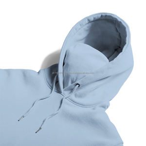 Sudaderas con Capucha de Alta Calidad para Hombre, Color Azul Cielo, Estilo Casual, con Bolsillo - Product Image 4