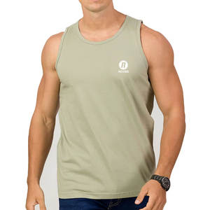 Camiseta sin Mangas Casual para Hombre, de Alta Calidad, Transpirable, 100% Algodón, Personalizable para Venta en Línea - Product Image 1