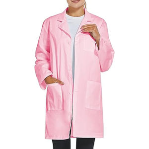 เสื้อกาวน์แพทย์แบบสั่งทำสำหรับผู้ชายไซส์ใหญ่ น้ำหนักเบา ชุดยูนิฟอร์มโรงพยาบาล พร้อมระบบตรวจจับเข็ม  ปักโลโก้ของคุณเองบนผ้าสีขาวเนื้อนุ่ม - Product Image 4