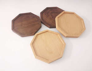 Ensemble de sous-verres carrés en noyer, modernes, faits à la main, durables pour les boissons, décorations élégantes pour la maison, le bureau et la cuisine - Product Image 6